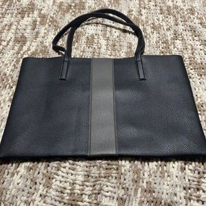 4 for $20 VINCE CAMUTO pebbled vegan leather luck tote black
